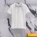 Dior T-shirts for men Printed collar Black/White #A46596