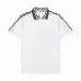 Dior T-shirts for men collar logo Black/White #A46599