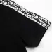 Dior T-shirts for men collar logo Black/White #A46599