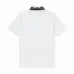 Dior T-shirts for men collar logo Black/White #A46599