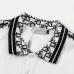 Dior T-shirts for men collar logo Black/White #A46599
