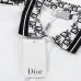 Dior T-shirts for men collar logo Black/White #A46599