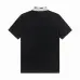 Dior T-shirts for men collar logo Black/White #A46599