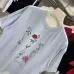 Dior T-shirts for men flower Black/White #A46984