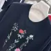 Dior T-shirts for men flower Black/White #A46984