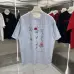 Dior T-shirts for men flower Black/White #A46984