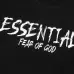 Fear of God T-shirts for MEN Essentials Black #A47087