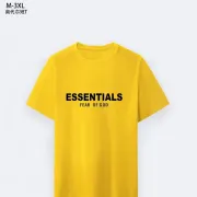 Fear of God T-shirts for MEN Essentials Black/White/BLue/Yellow/Red #A47086