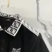 Fendi T-shirts Polo for men Printed collar Black/White #A46618