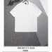 Fendi T-shirts for men logo printing Black/White/Blue #A47099