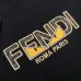 Fendi T-shirts for men yellow logo #A47102
