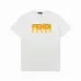 Fendi T-shirts for men yellow logo #A47151