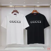 Gucci T-shirts for Gucci Men's AAA T-shirts 270g Black/White #A53116