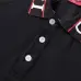 Gucci T-shirts for Gucci Polo Shirts collar logo Black/White #A46549