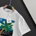 HERMES T-shirts for HERMES Polo Shirts Coconut Tree Black/White #A47182