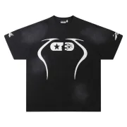 Hellstar Warm Up T-Shirt Black/White/Red #A53241