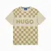 Hugo Boss Polo Shirts for Boss t-shirts lattice Black/White #A47189