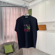 Black LOEWE T - Shirt With Colorful Logo Design For Fashion Enthusiasts #A54411