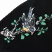 LOEWE T-shirts for MEN Bird embroidery Black/White #A48645