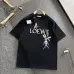 LOEWE T-shirts for MEN Black/White #A47216