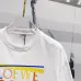 LOEWE T-shirts for MEN Black/White/Red #A47238