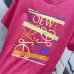 LOEWE T-shirts for MEN Black/White/Red #A47238