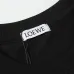 LOEWE T-shirts for MEN Stitching Embroidery Black #A48638