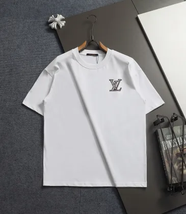 LV Style 3D Embroidered Casual T-Shirt, S-XL #A63539 LV Style 3D Embroidered Casual T-Shirt, S-XL #A63539