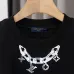 LV Style Embroidered Double Yarn T-Shirt, M-XXL #A63543