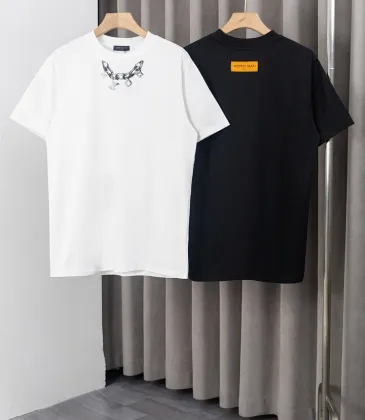 LV Style Embroidered Double Yarn T-Shirt, M-XXL #A63543 LV Style Embroidered Double Yarn T-Shirt, M-XXL #A63543