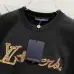 Louis Vuitton T-Shirts for AAAA Louis Vuitton T-Shirts Black/Khaki #A46779