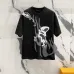 Louis Vuitton T-Shirts for AAAA Louis Vuitton T-Shirts Black/White #A50033