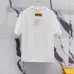 Louis Vuitton T-Shirts for AAAA Louis Vuitton T-Shirts Black/White/Blue #A46758