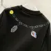 Louis Vuitton T-Shirts for AAAA Louis Vuitton T-Shirts embroidery Black/White #A46744