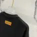 Louis Vuitton T-Shirts for AAAA Louis Vuitton T-Shirts embroidery Black/White #A46748