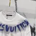 Louis Vuitton T-Shirts for AAAA Louis Vuitton T-Shirts embroidery Black/White #A46753