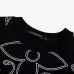 Louis Vuitton T-Shirts for AAAA Louis Vuitton T-Shirts embroidery Black/White #A46783
