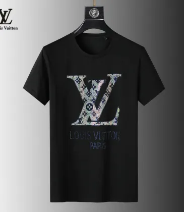 Louis Vuitton T-Shirts Black/White M-4XL #A22893