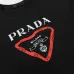 PRADA Short Sleeve Shirts for Men Cotton Milano Black/White #A49042
