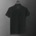 Prada T-Shirts Polo for Men red logo Buttons Black/White #A46680
