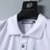 Prada T-Shirts Polo for Men red logo Buttons Black/White #A46680