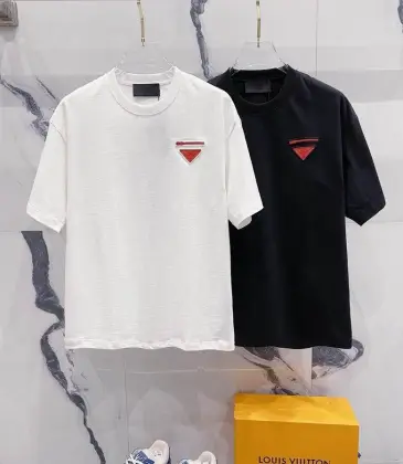 Prada T-Shirts for Men Black/White #A47330