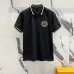 Versace T-Shirts Polo for Men t-shirts Buttons Black/White #A46685