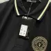 Versace T-Shirts Polo for Men t-shirts Buttons Black/White #A46685