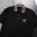 Versace T-Shirts Polo for Men t-shirts Printed collar Black/White #A46695