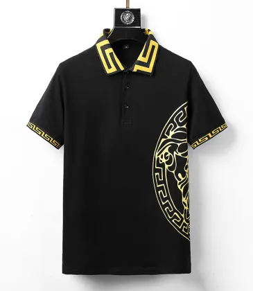 Versace Polo Shirts for Men Black/White #99901671