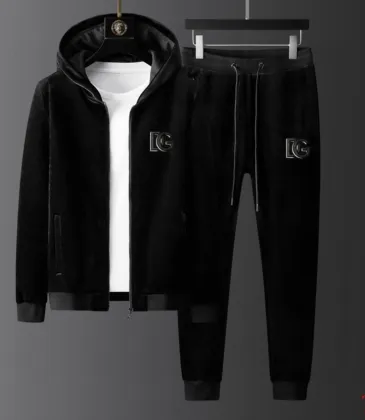 D&amp;G Tracksuits for Men Fleece-lined and thickened #A58010