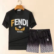 Fendi Tracksuits for Fendi Short Tracksuits for men #A53085