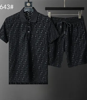 Fendi Tracksuits for Fendi Short Tracksuits for men #A61385