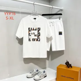 Fendi Tracksuits for Fendi Short Tracksuits for men #A65722